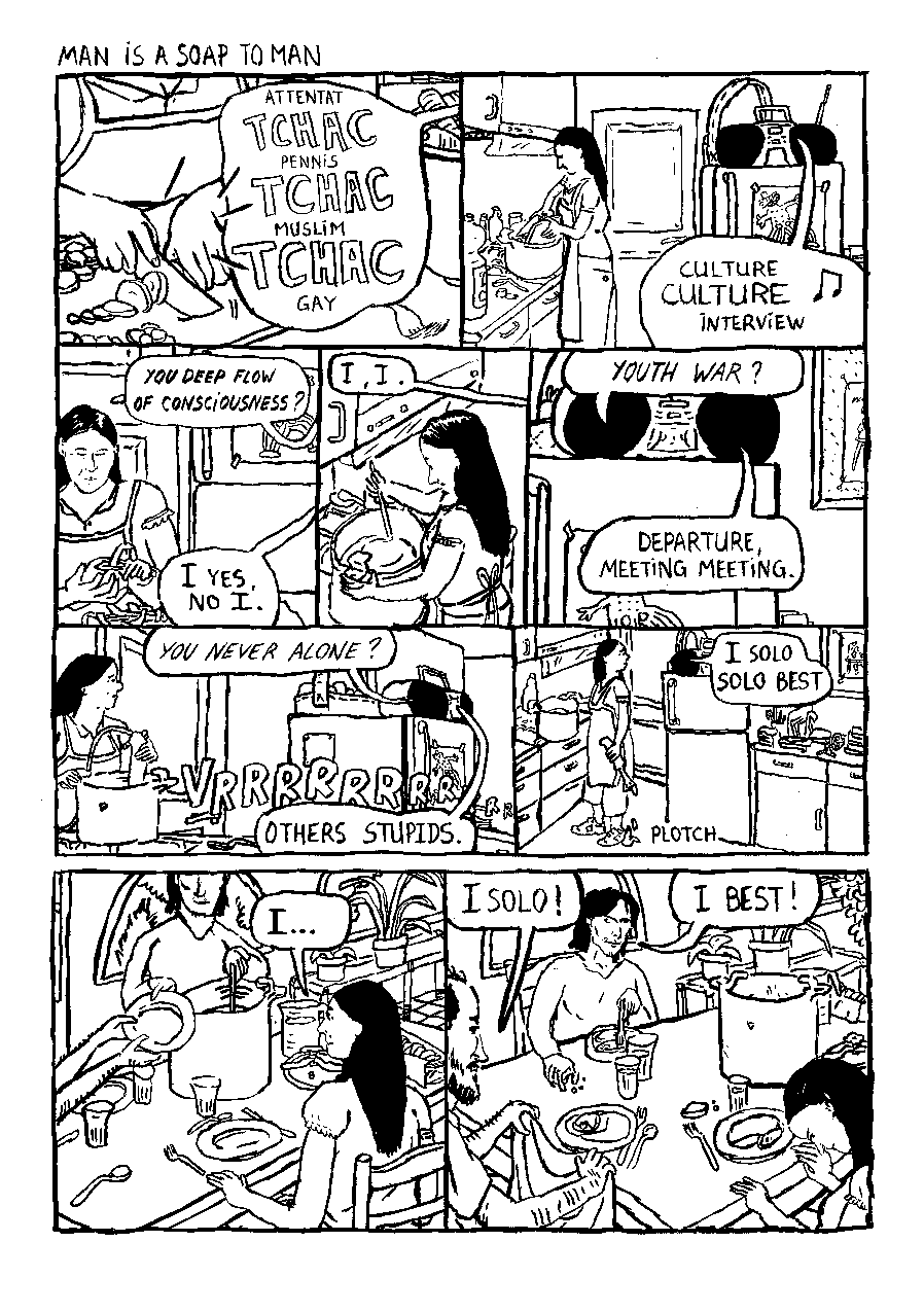 - MAN IS A SOAP TO MAN- page 1