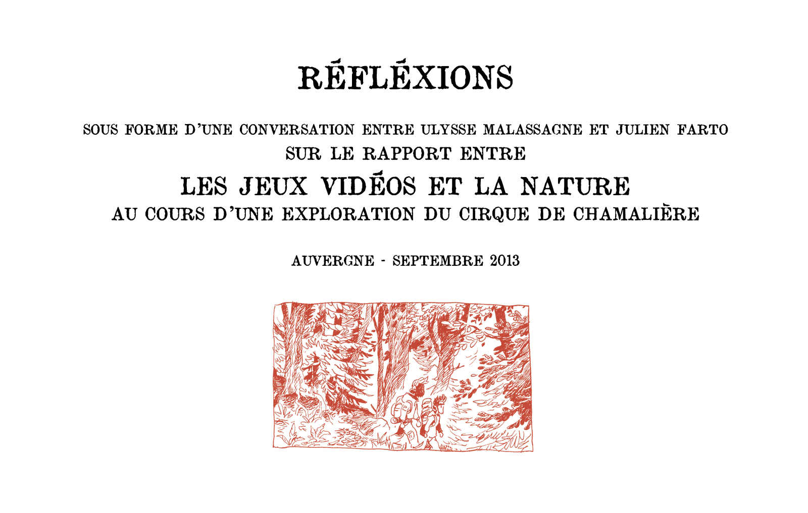 - Réfléxions sur le rapport entre Nature et Jeux Vidéos- page 1