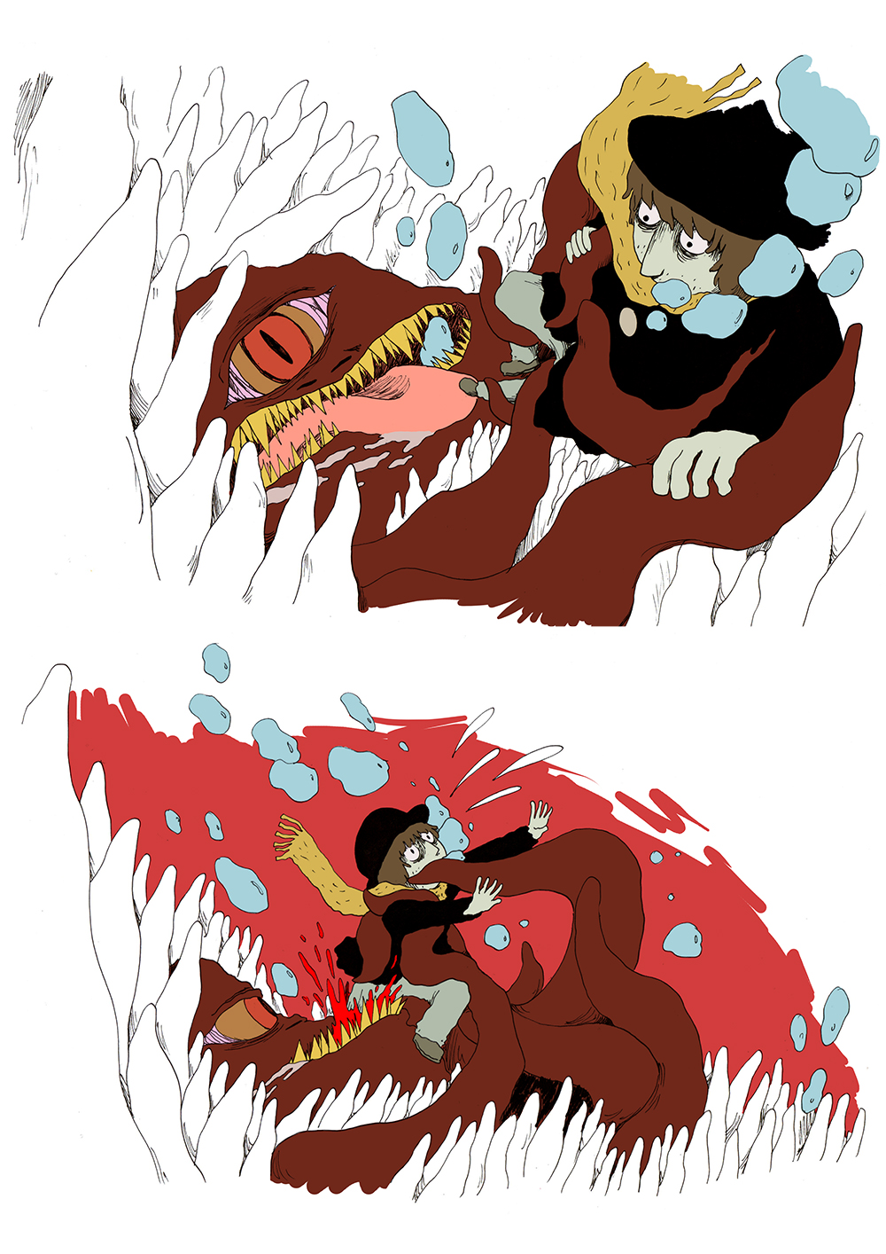 - Le fond de la piscine- page 6