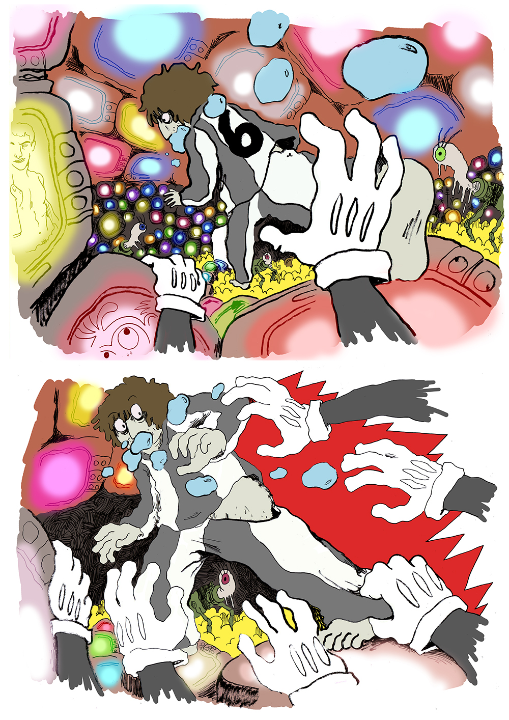 - Le fond de la piscine- page 16