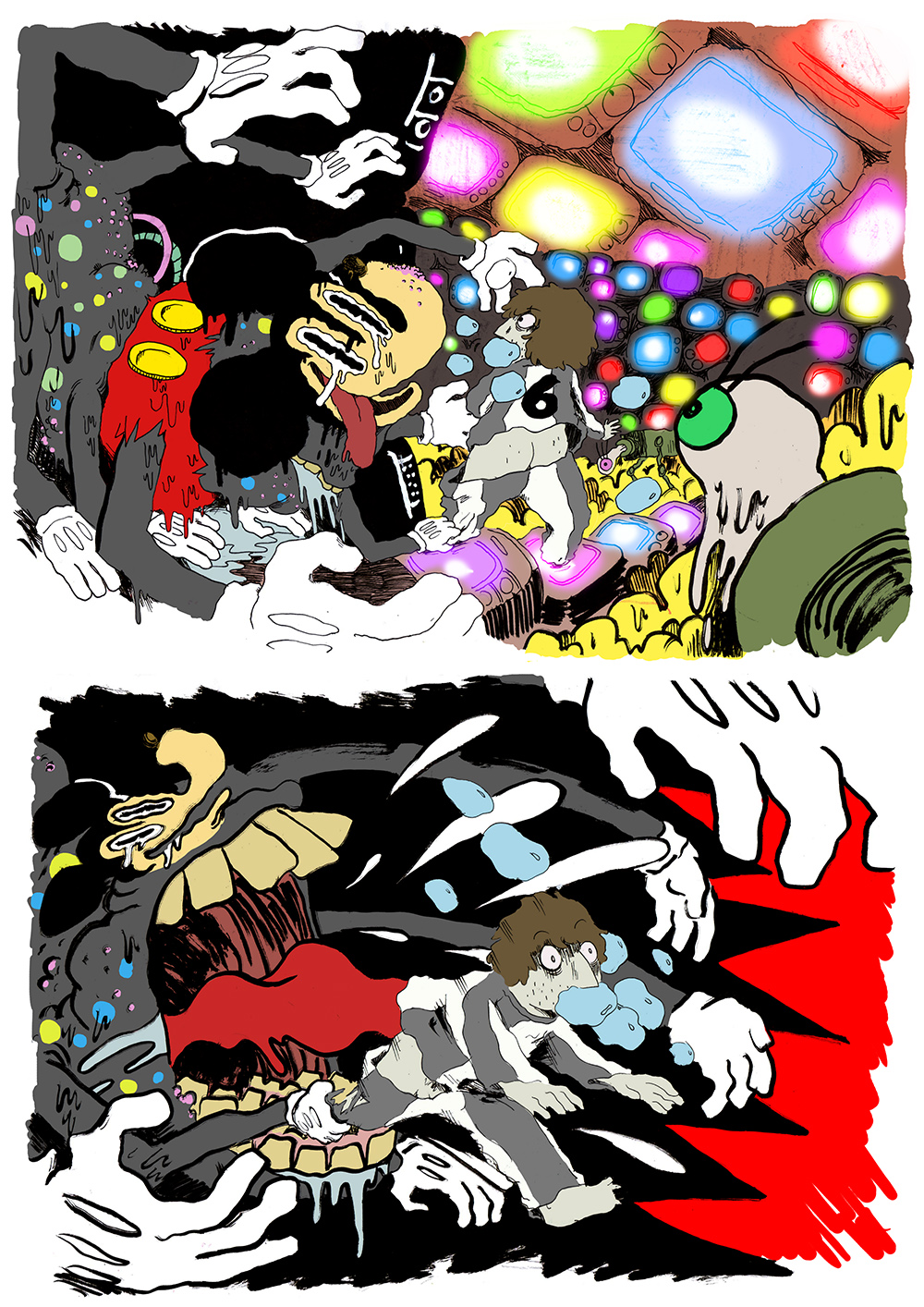 - Le fond de la piscine- page 17