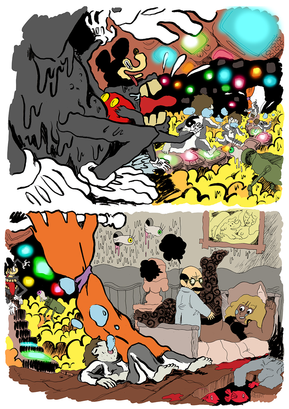 - Le fond de la piscine- page 18