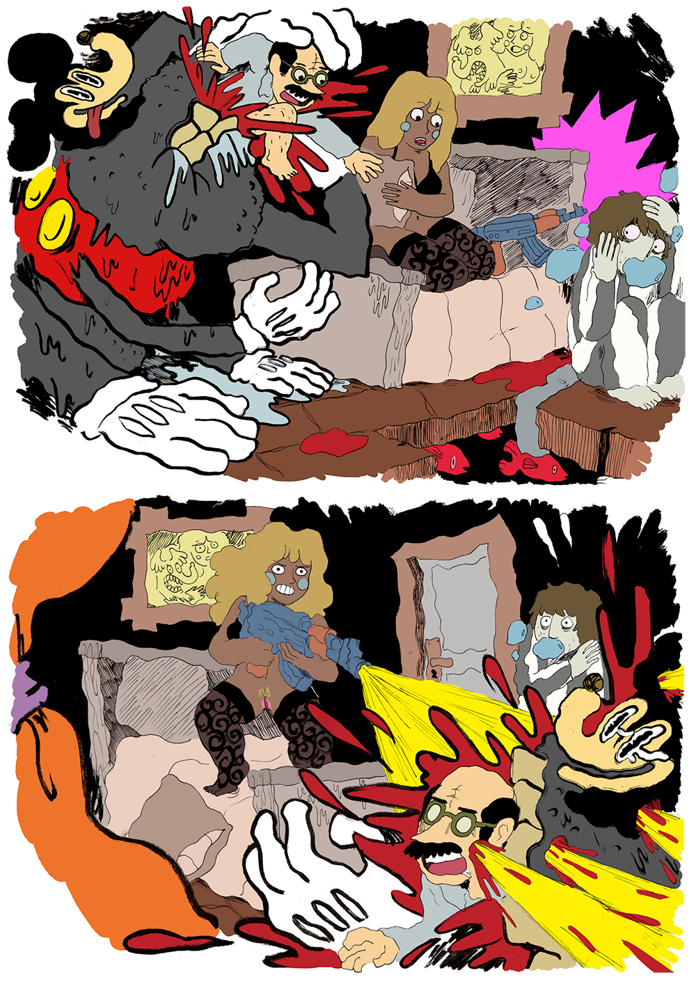 - Le fond de la piscine- page 20