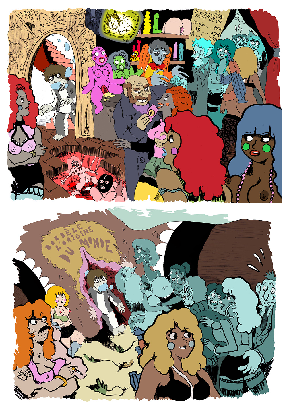 - Le fond de la piscine- page 25