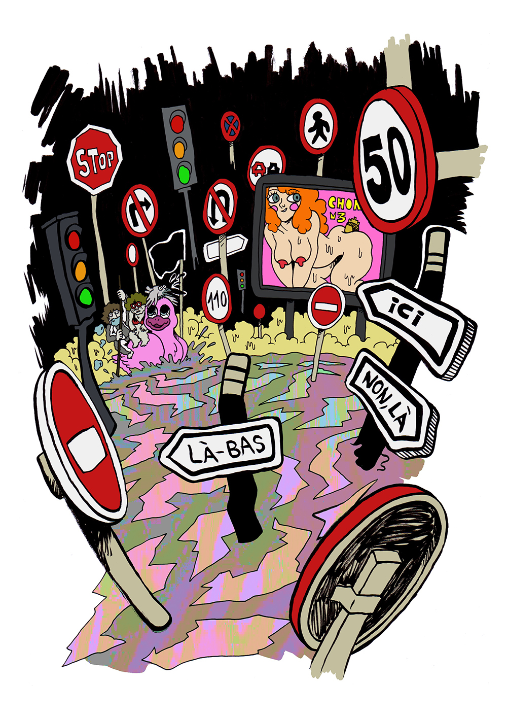 - Le fond de la piscine- page 40