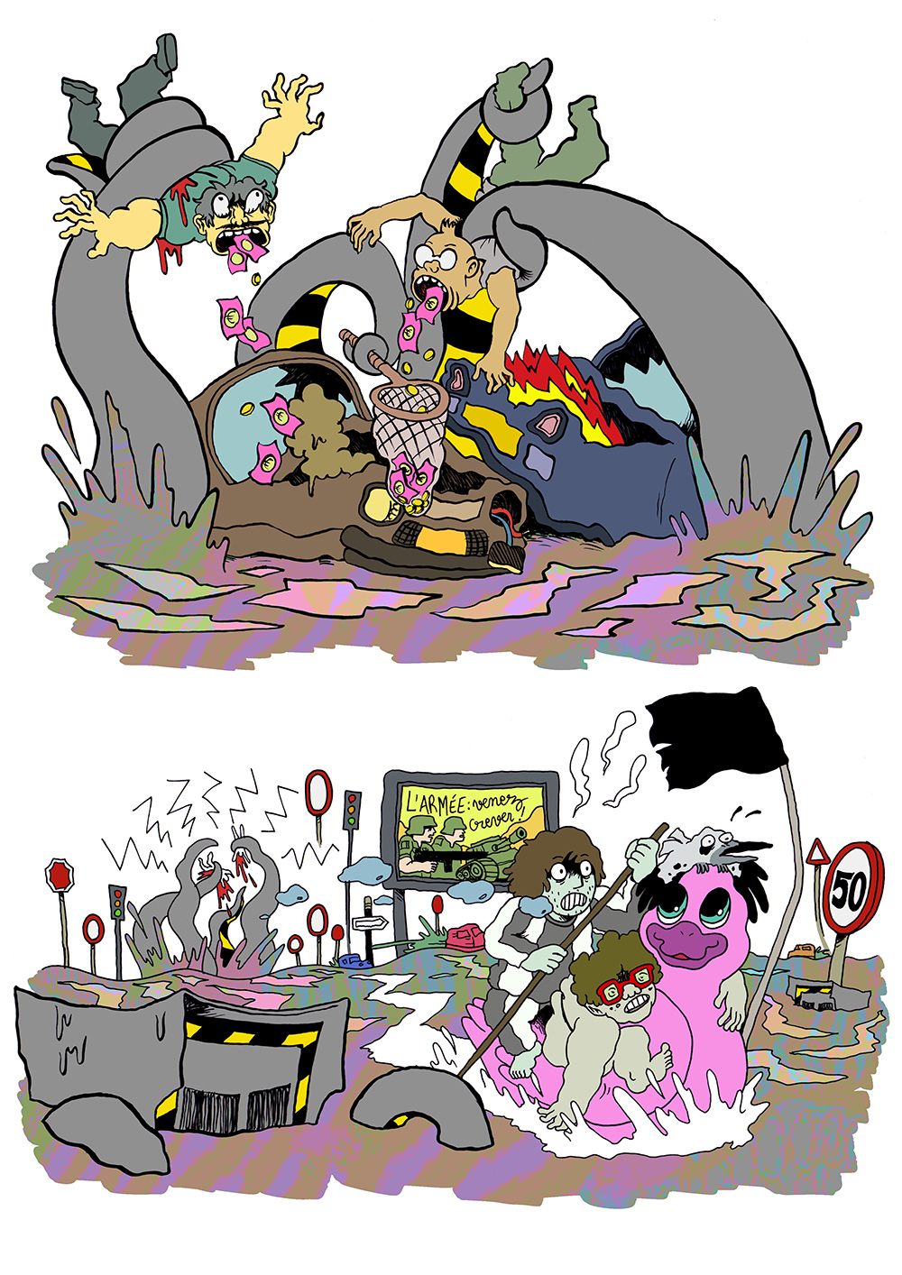 - Le fond de la piscine- page 42