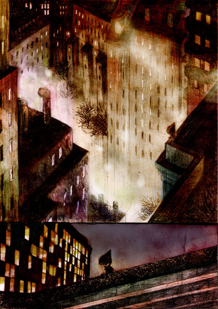 - The Darkness outside night- page 14