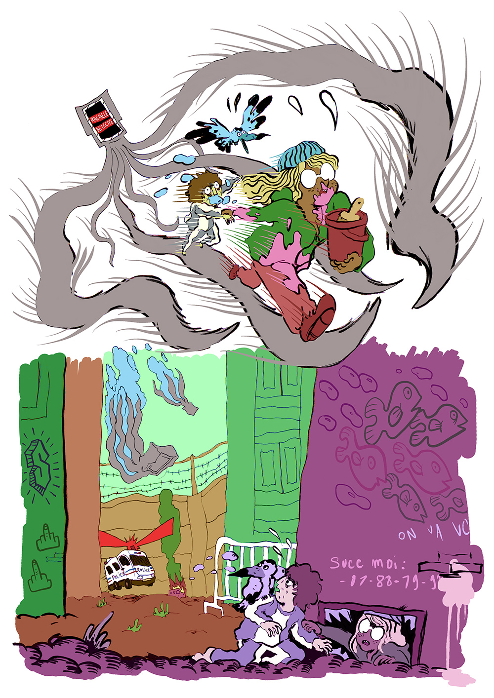 - Le fond de la piscine- page 54