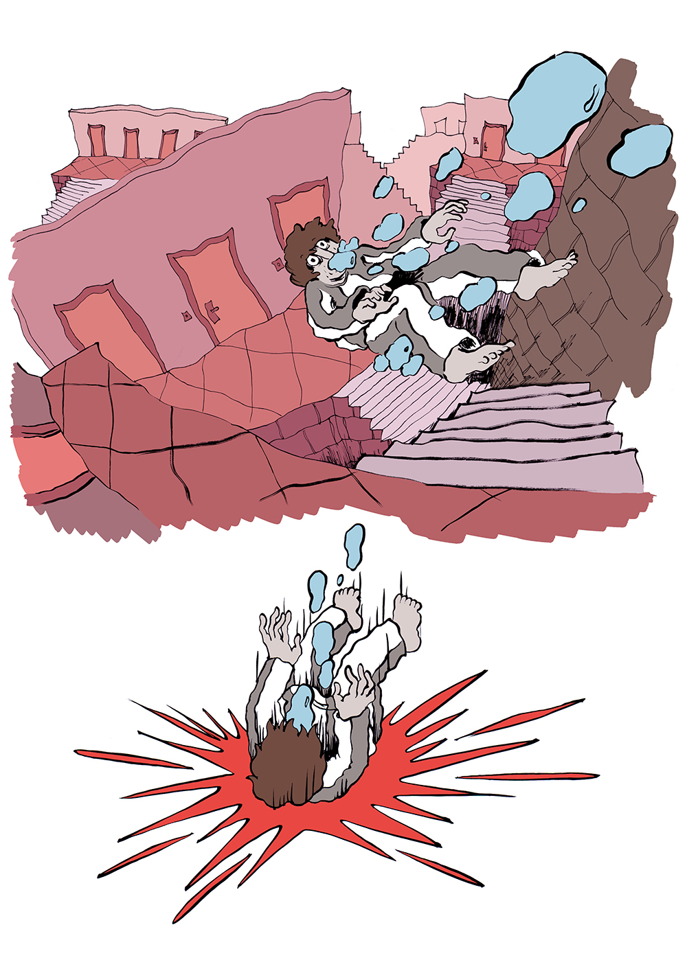 - Le fond de la piscine- page 60