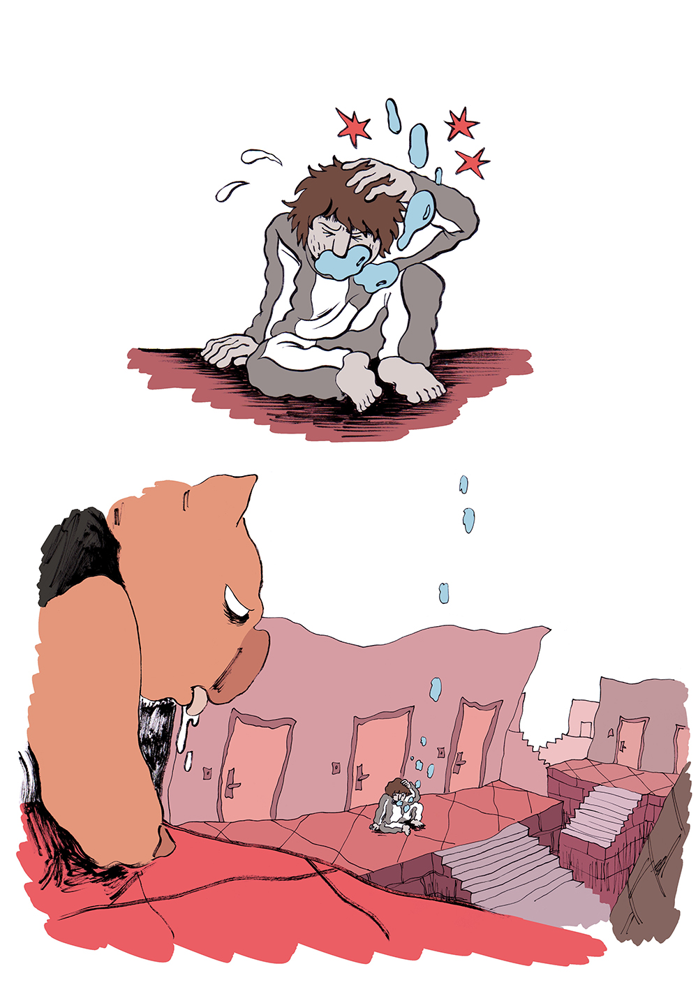 - Le fond de la piscine- page 61