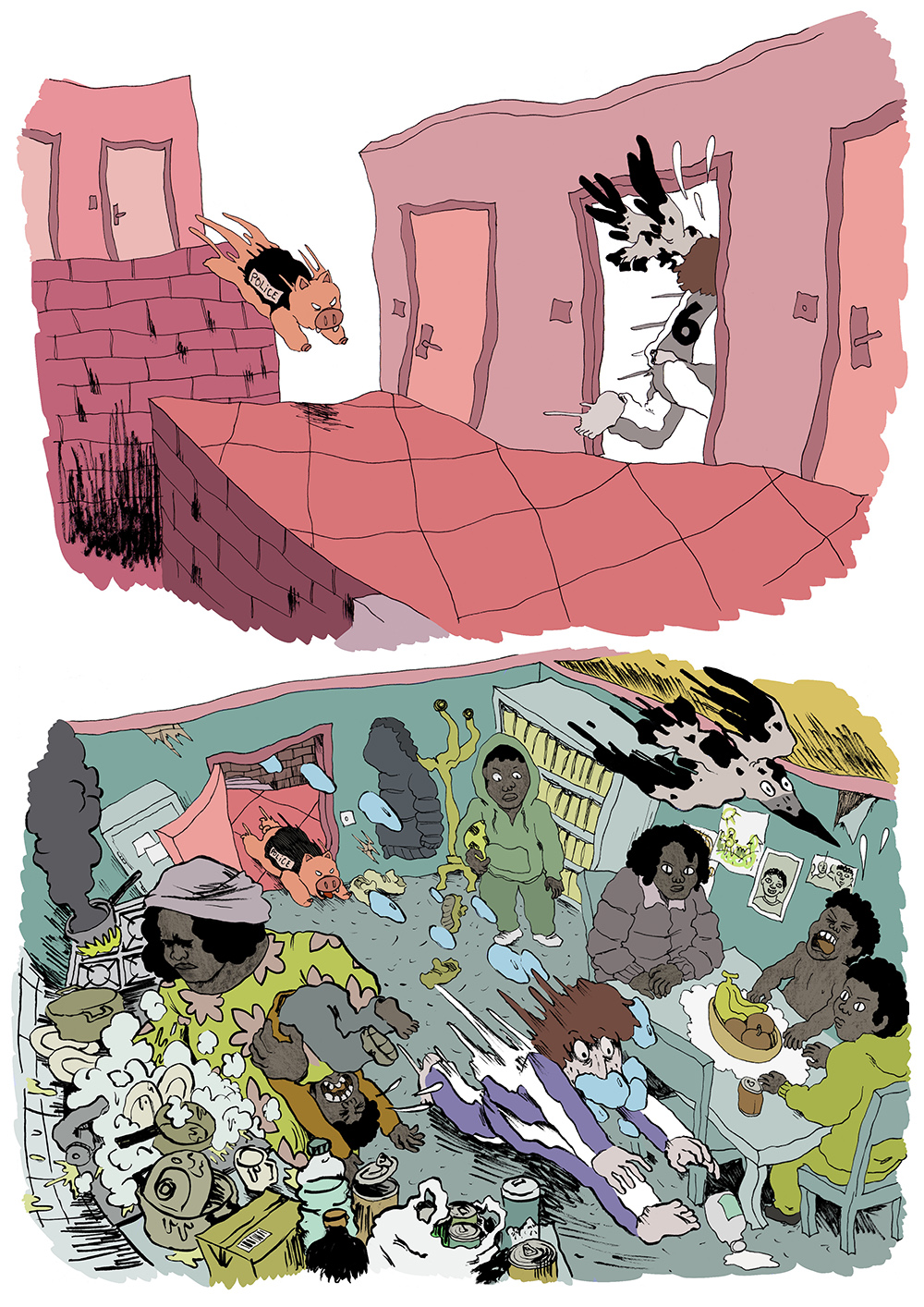 - Le fond de la piscine- page 63