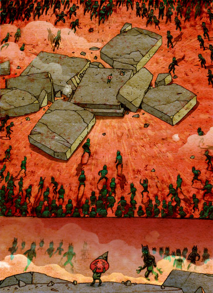 - The Darkness outside night- page 9