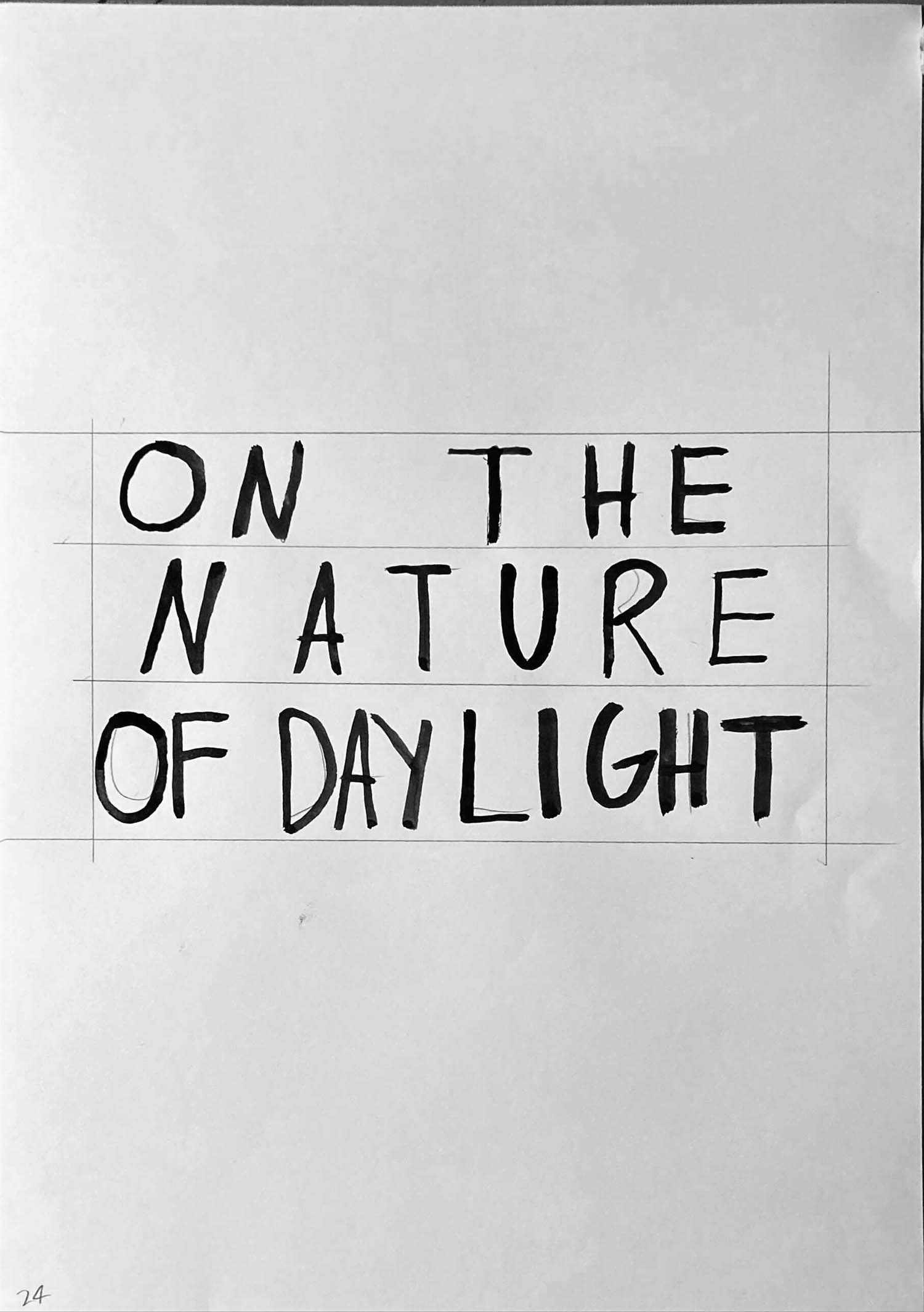 - On the Nature of Daylight- page 1