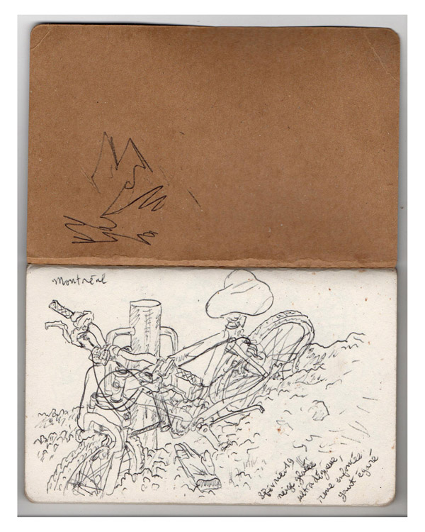 - L'hiver, les vélos- page 1