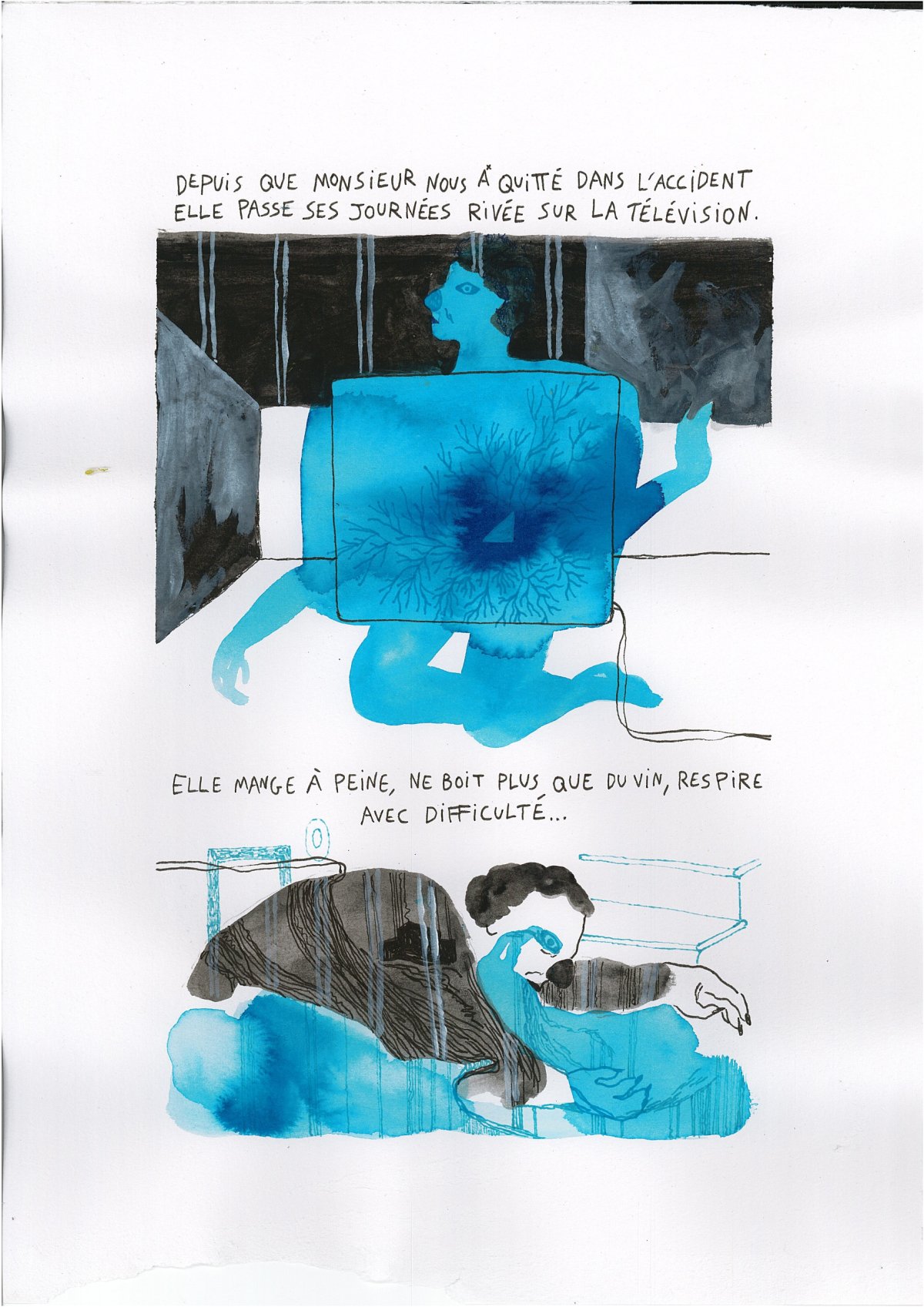 - Madame regarde la télé- page 4