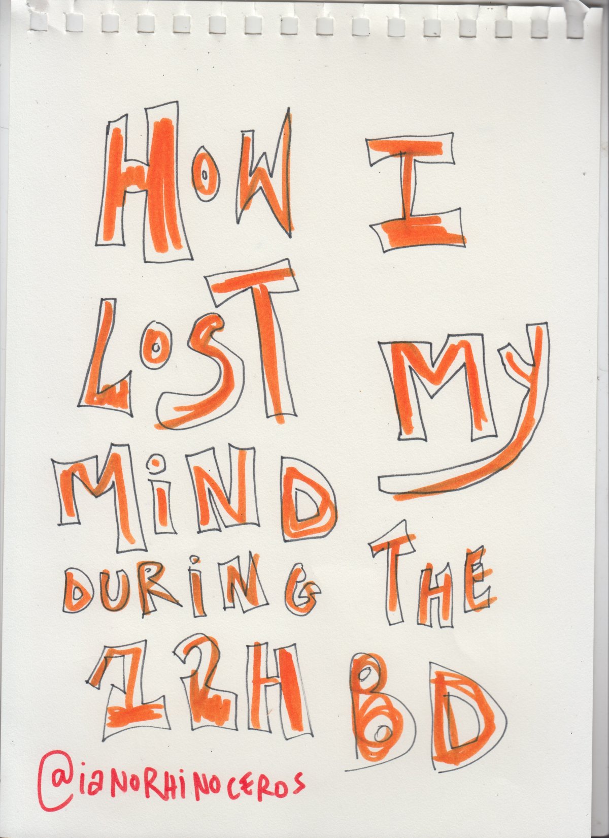 - How I lost my mind- page 1