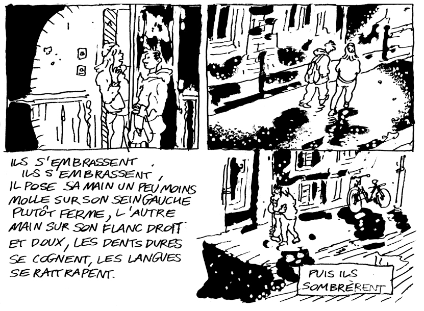 - Et il posa mollement sa main entre ses omoplates.- page 14