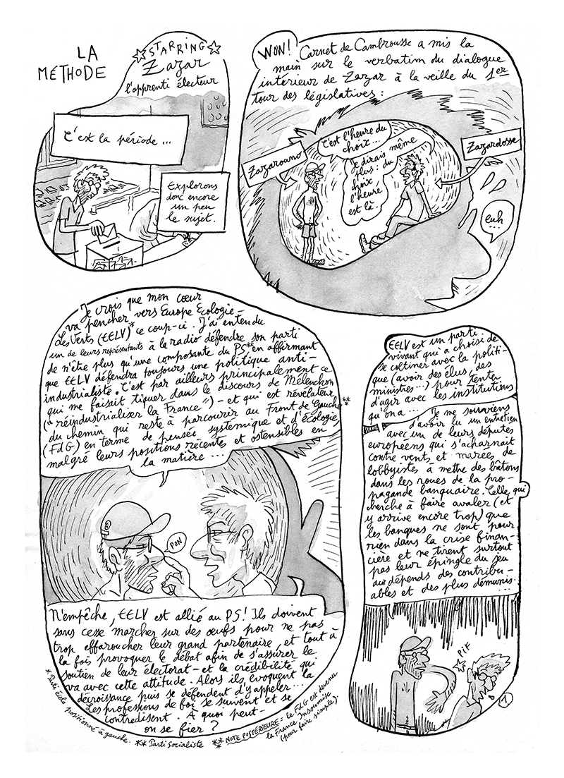 - Comment voter ? : LA METHODE - Carnet de cambrousse- page 1