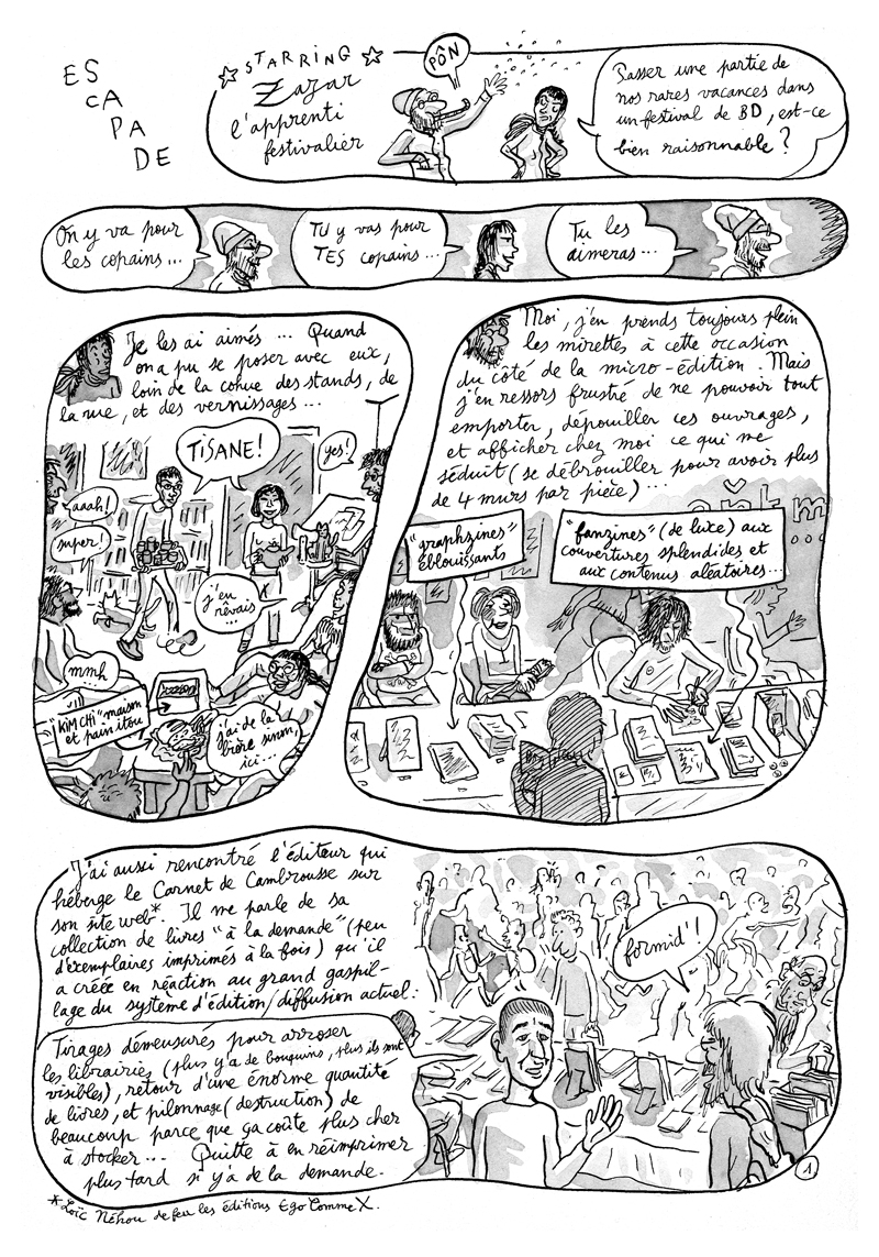- ESCAPADE - Carnet de cambrousse- page 1