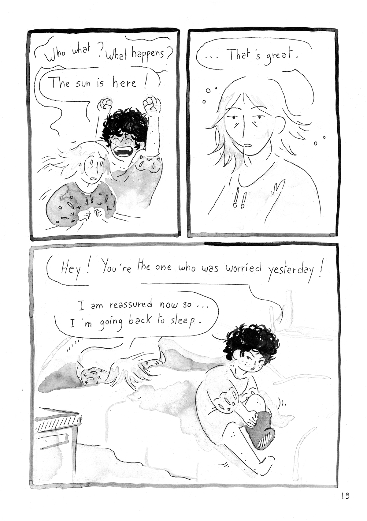 - He must convince her- page 20