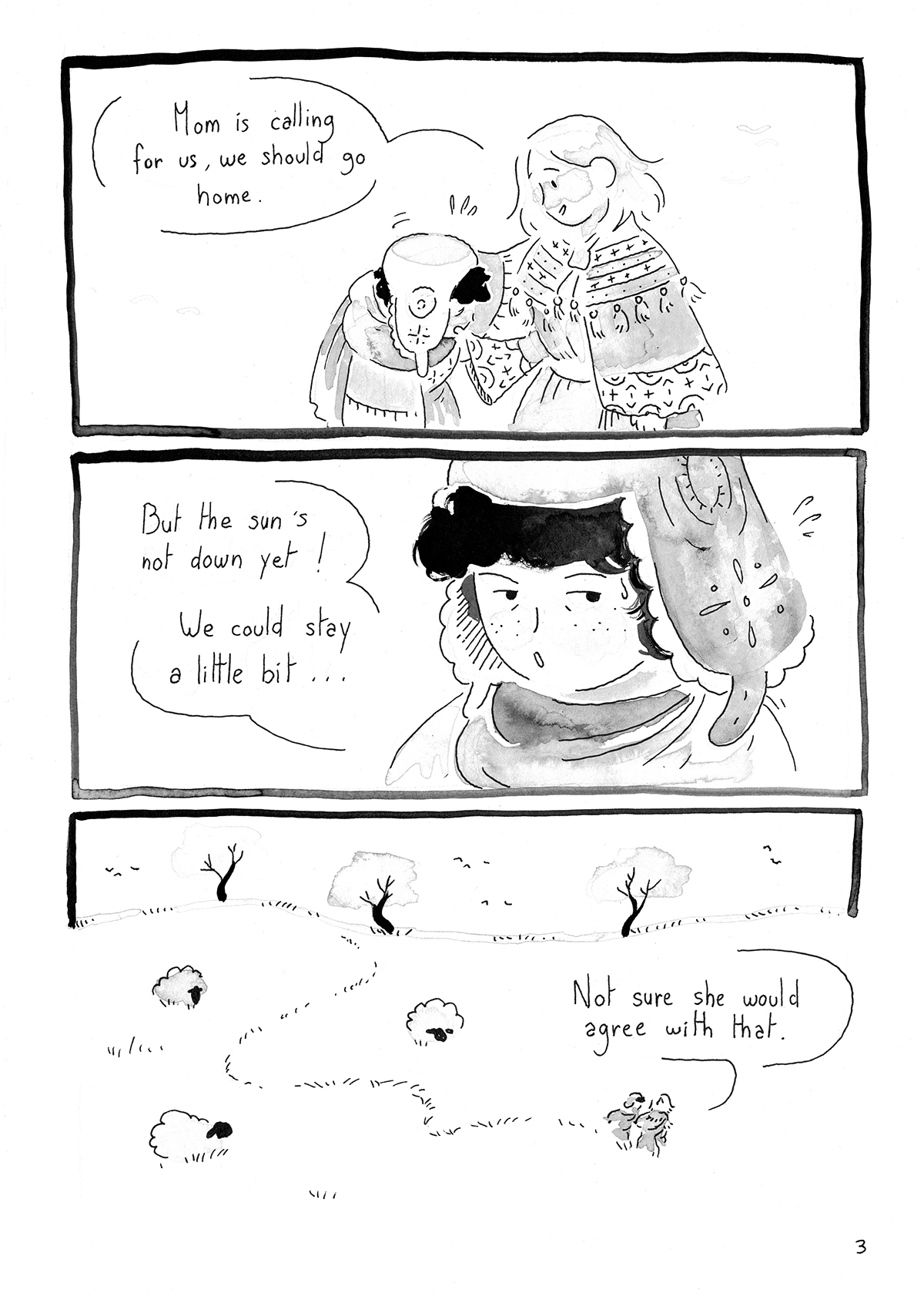 - He must convince her- page 4