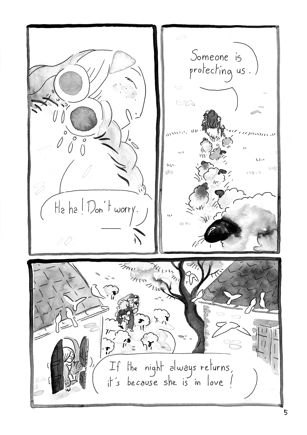 - He must convince her- page 6