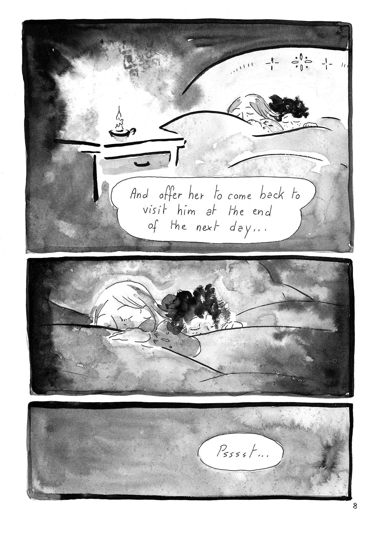 - He must convince her- page 9