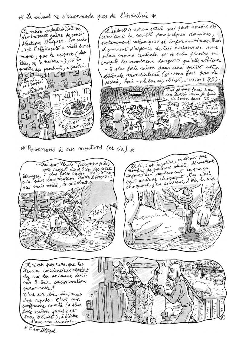 - L'ATTENTION AUX BÊTES - Carnet de cambrousse- page 3