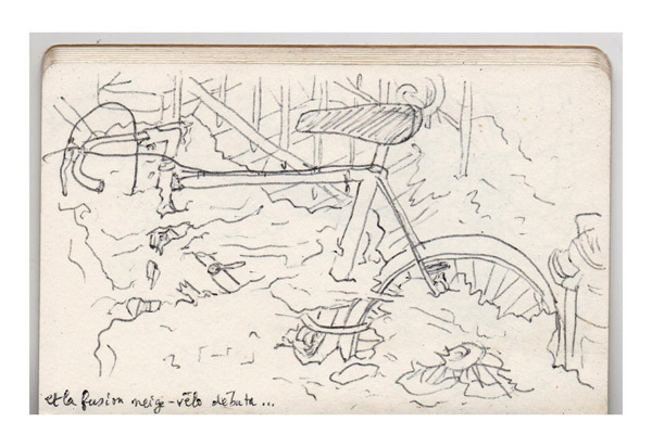 - L'hiver, les vélos- page 16