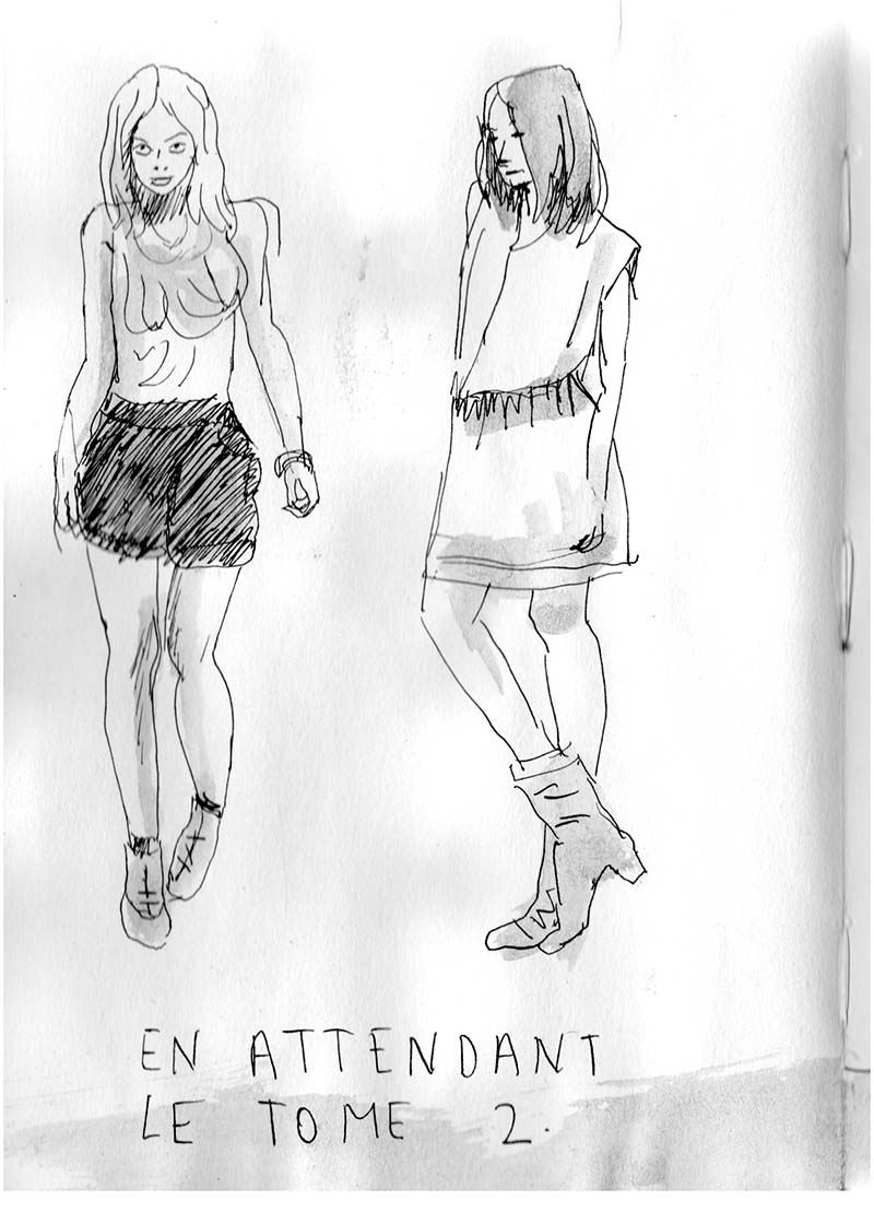 - En attendant le tome 2, deuxième carnet- page 8