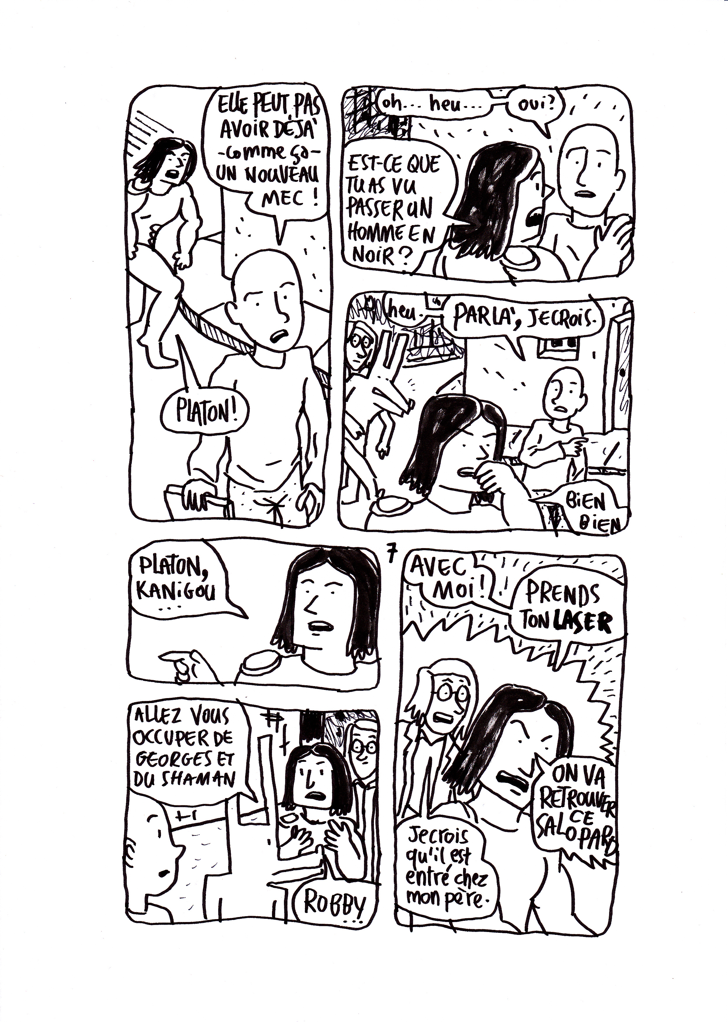 - nº7 : L'HOMME en NOIR- page 16