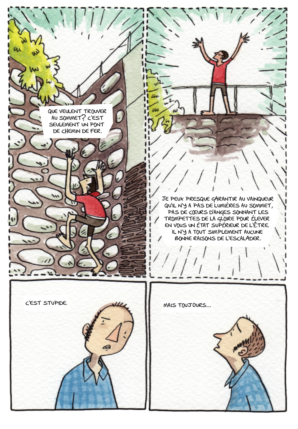 - Les Hommes Qui Escaladent.- page 3