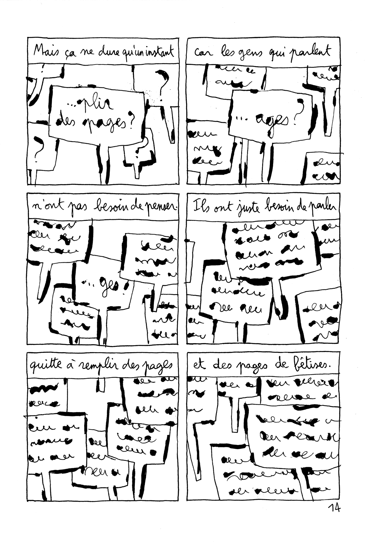 - Les gens qui parlent- page 14