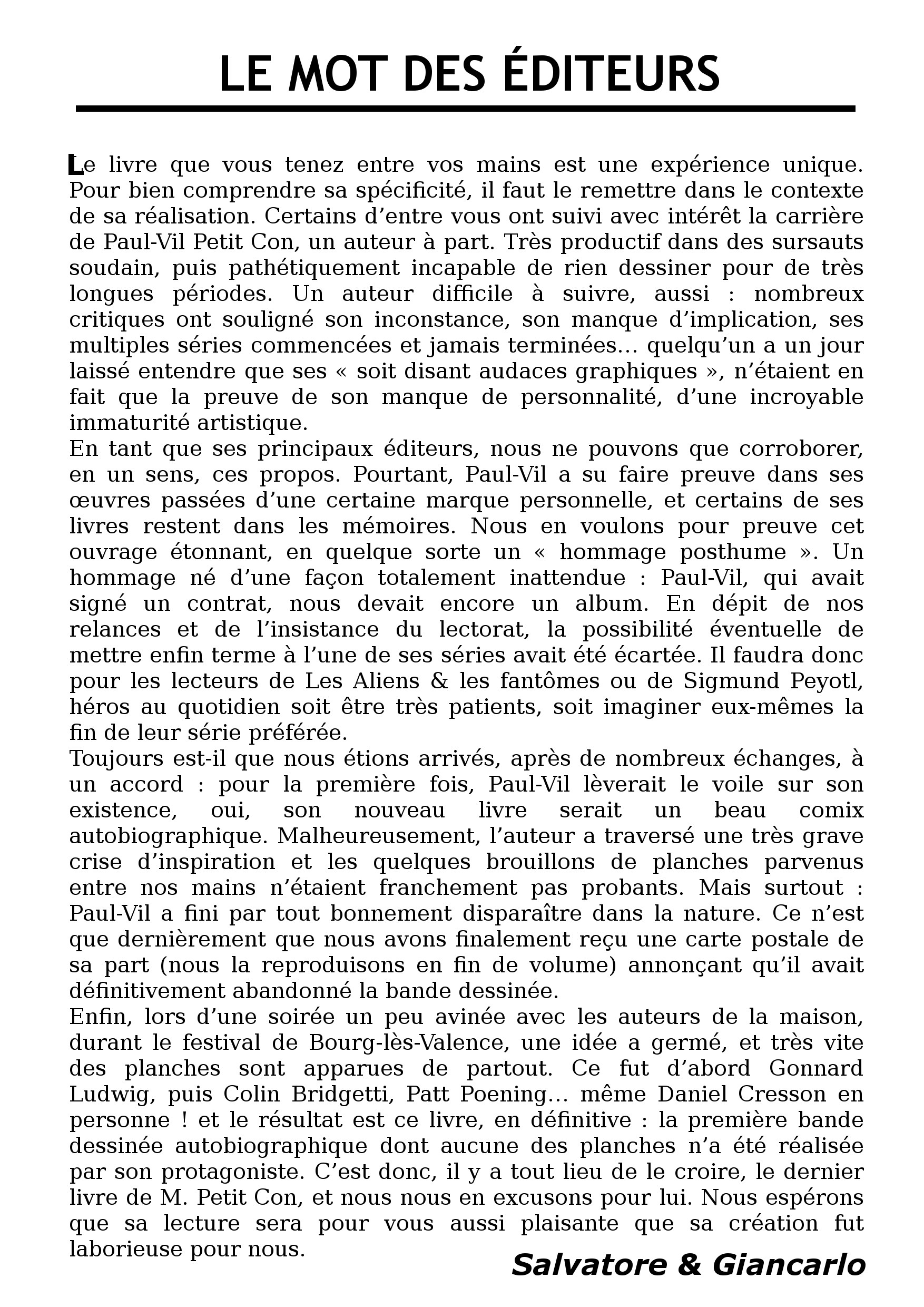- Aphasie Sophistiquée, les mésaventures trop marrantes de Paul-Vil Petit Con- page 4