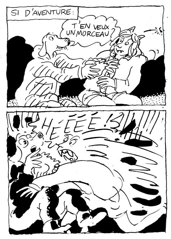 - Ne vous laissez pas attendrir par le Vampire.- page 23