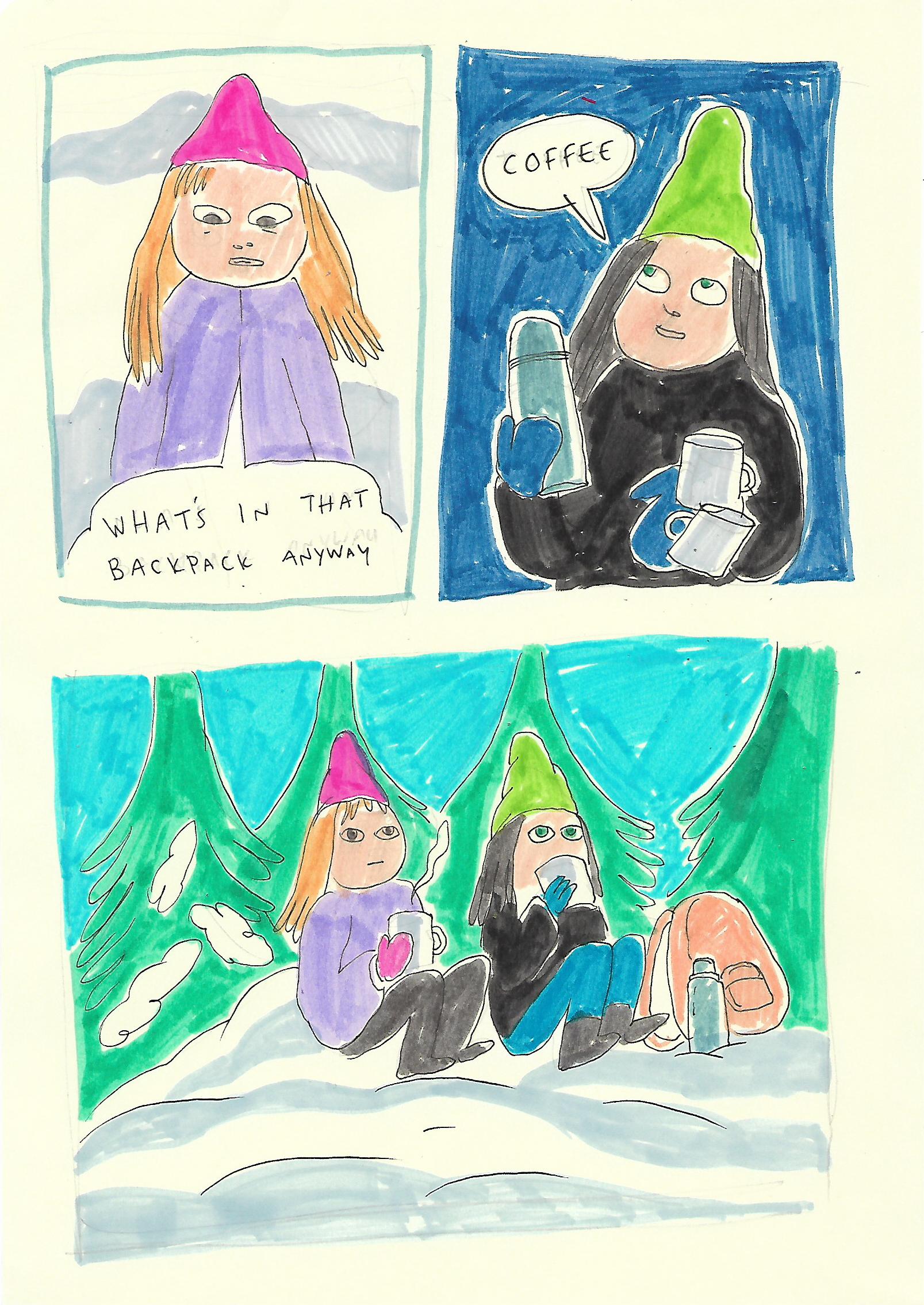 - a walk in the local forest- page 14