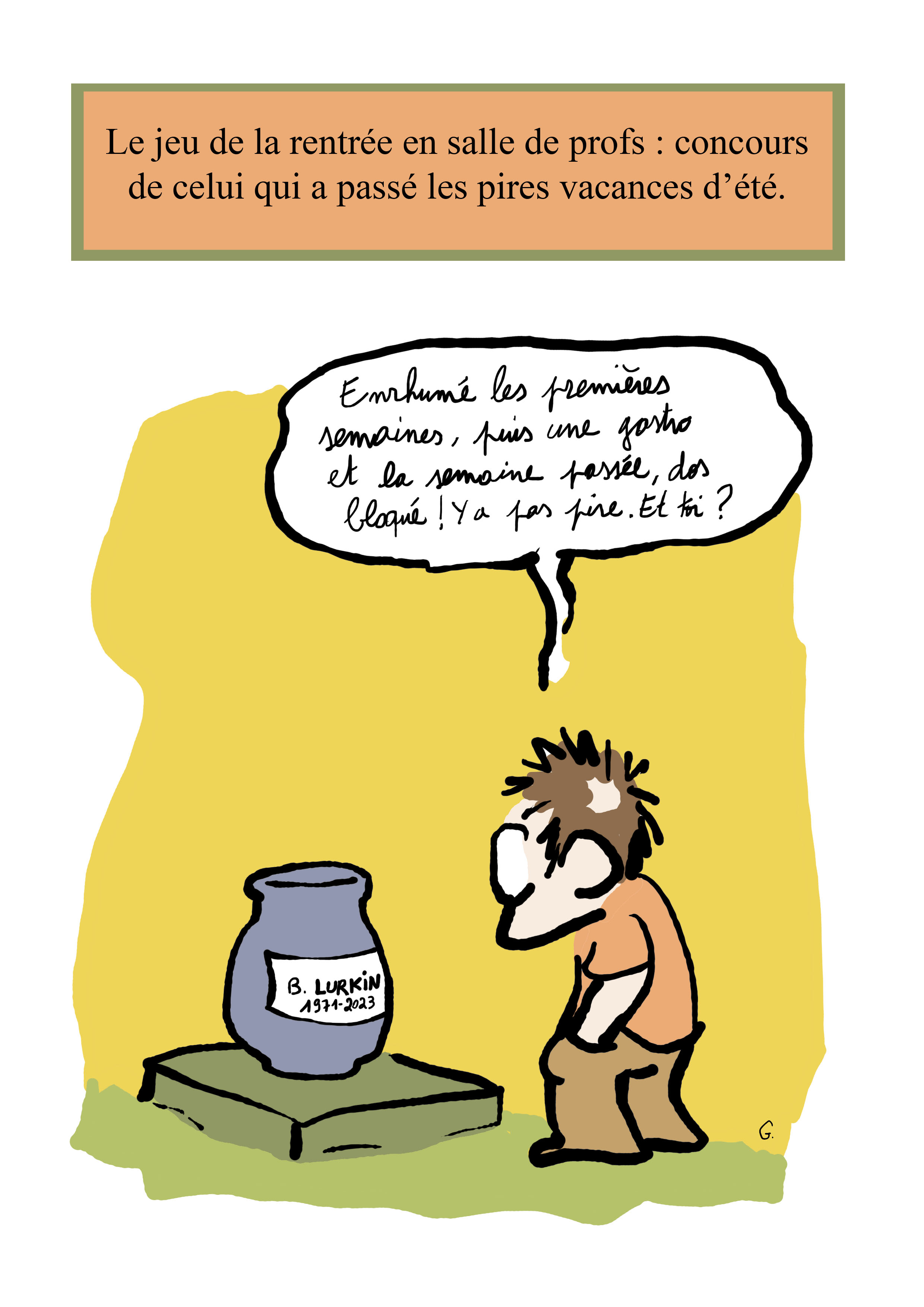 - Ma vie de prof (c'est un titre de merde, on est d'accord)- page 94