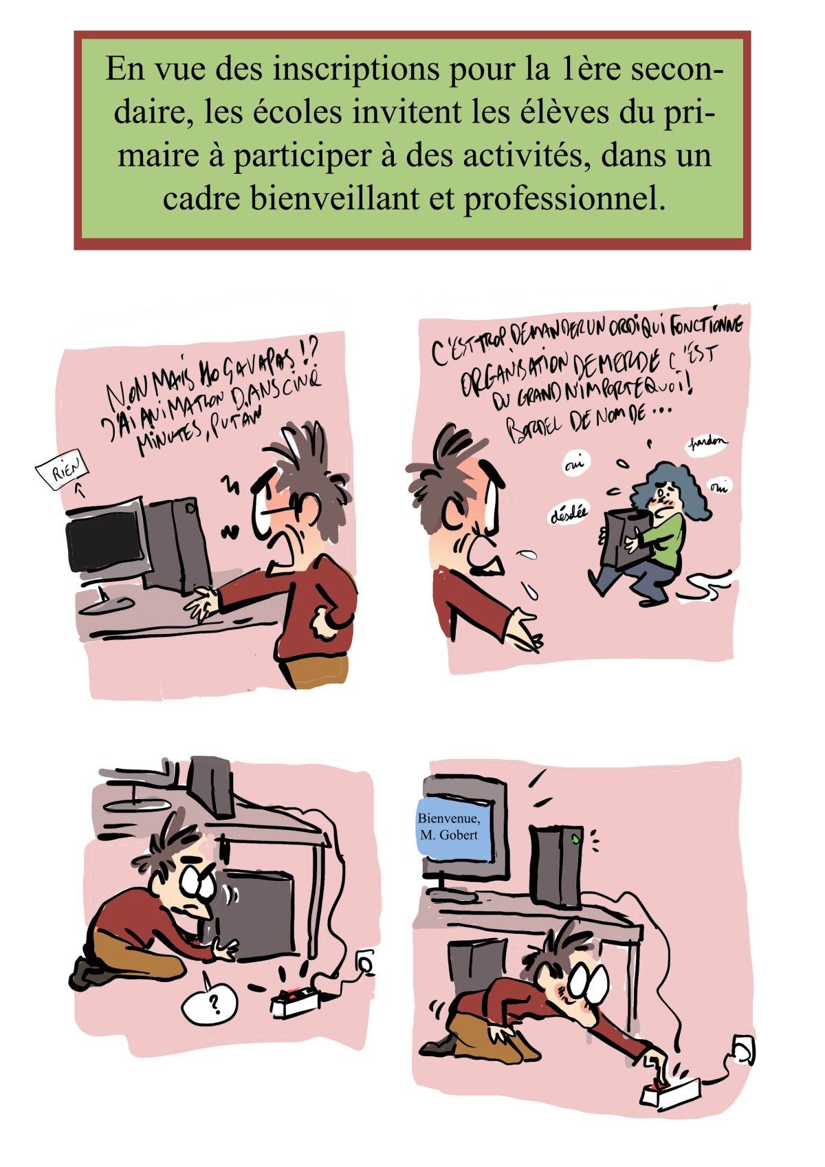 - Ma vie de prof (c'est un titre de merde, on est d'accord)- page 346