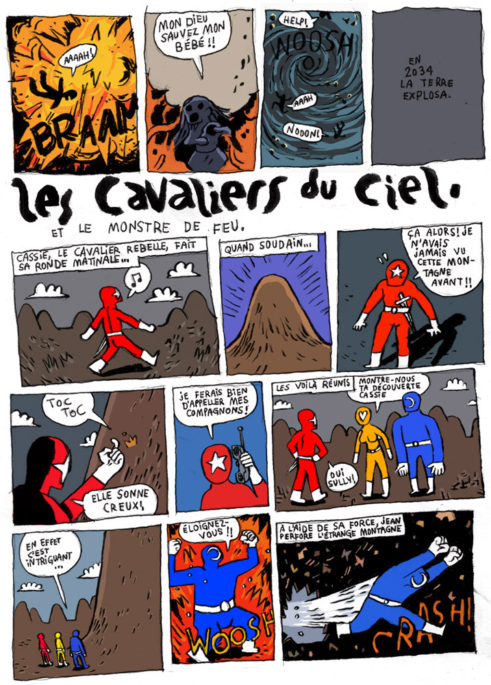 - Les Cavaliers du Ciel et le Monstre de Feu- page 1
