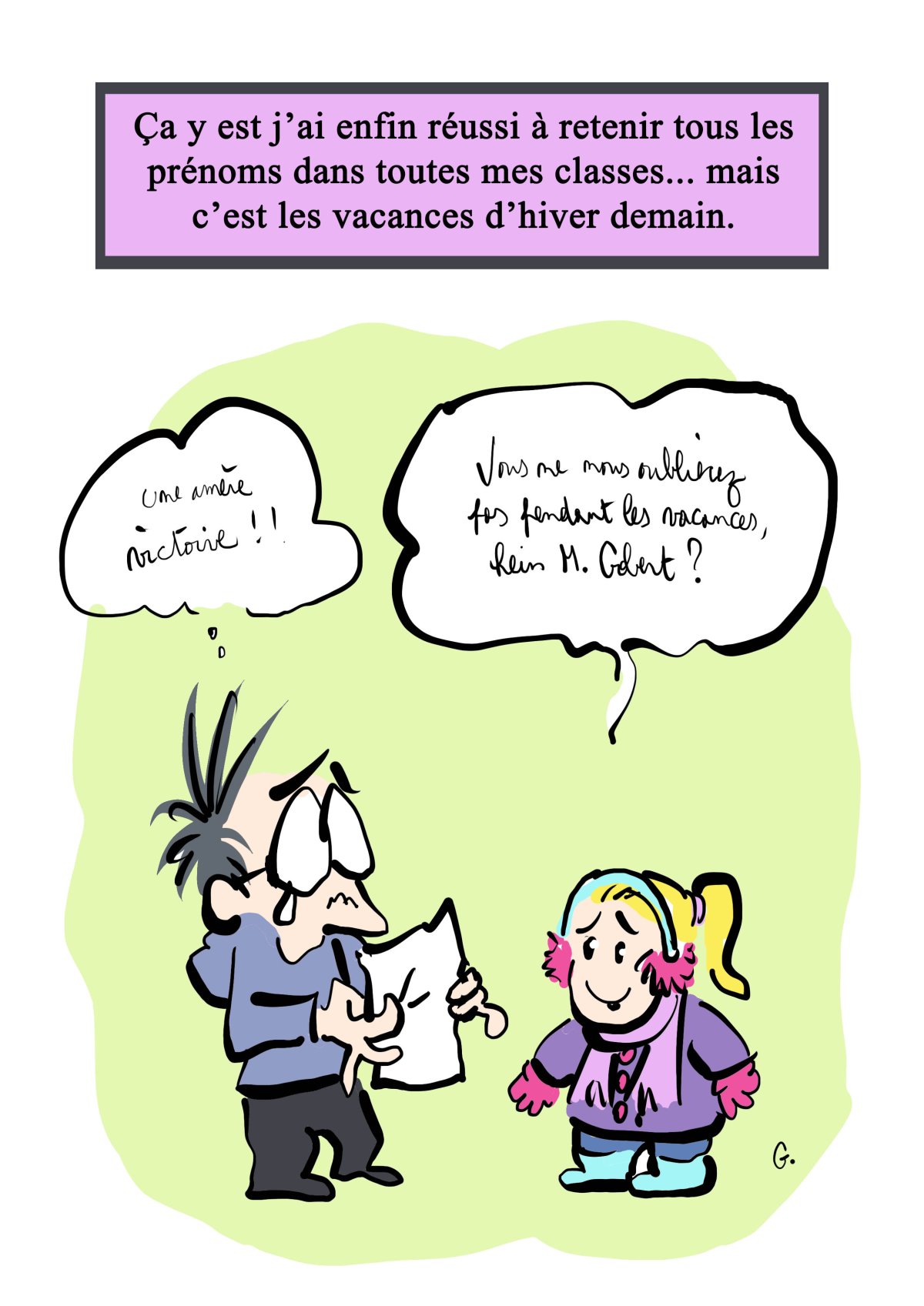 - Ma vie de prof (c'est un titre de merde, on est d'accord)- page 350