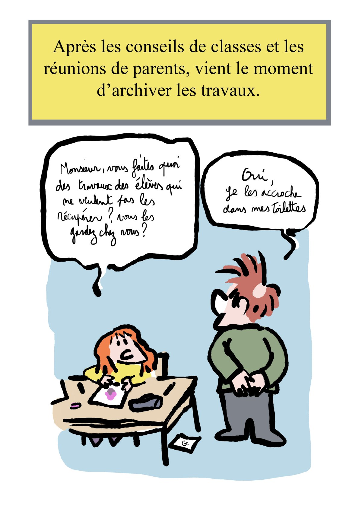 - Ma vie de prof (c'est un titre de merde, on est d'accord)- page 149