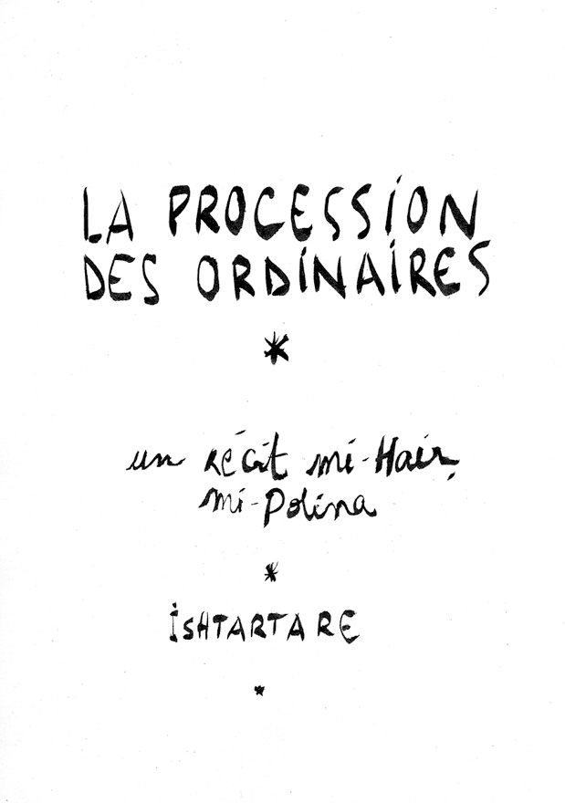 - La procession des ordinaires- page 1