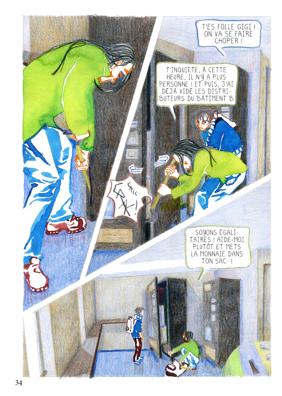 - Dans le béton- page 35