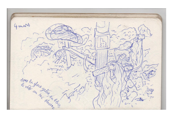 - L'hiver, les vélos- page 25