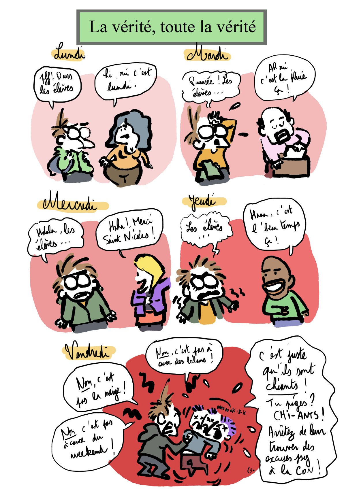 - Ma vie de prof (c'est un titre de merde, on est d'accord)- page 150