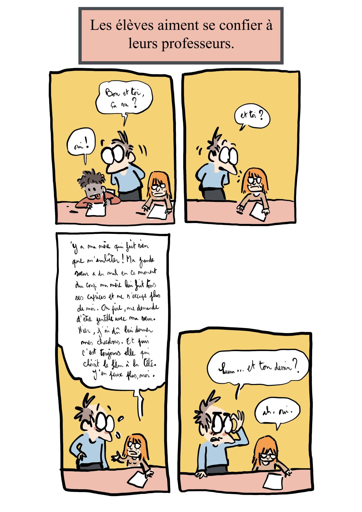 - Ma vie de prof (c'est un titre de merde, on est d'accord)- page 384