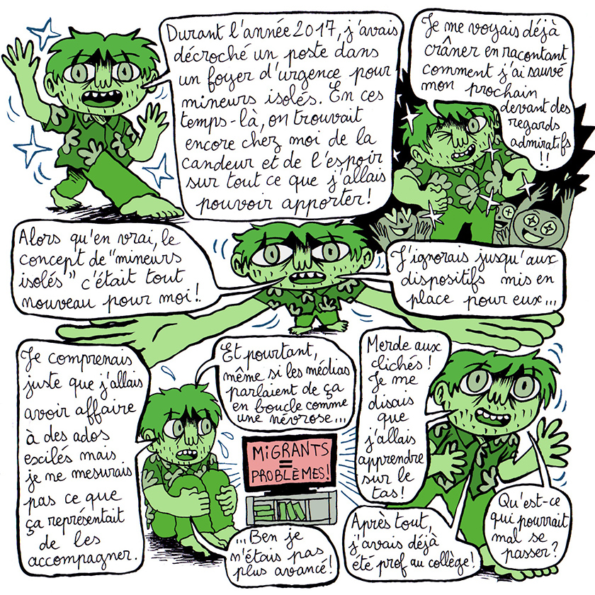 - Story Time (Sur mes expériences dans l'intervention sociale)- page 42