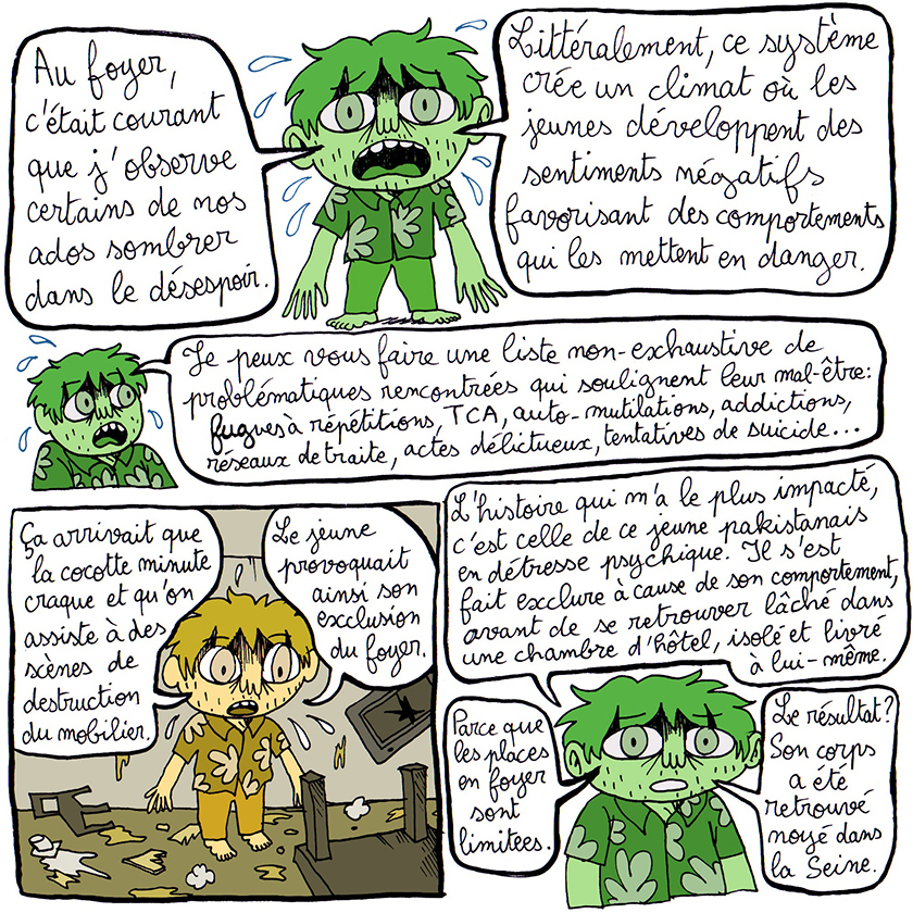 - Story Time (Sur mes expériences dans l'intervention sociale)- page 54