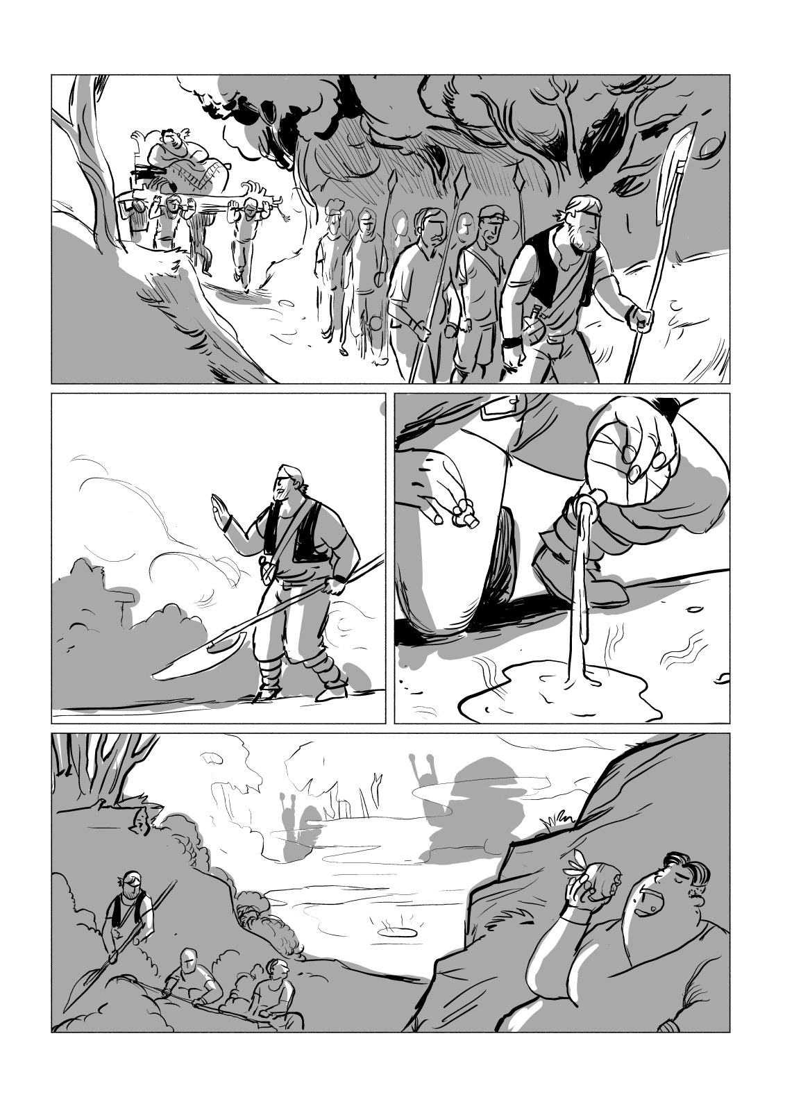 - En Double - Les Escargots et le pape.- page 3