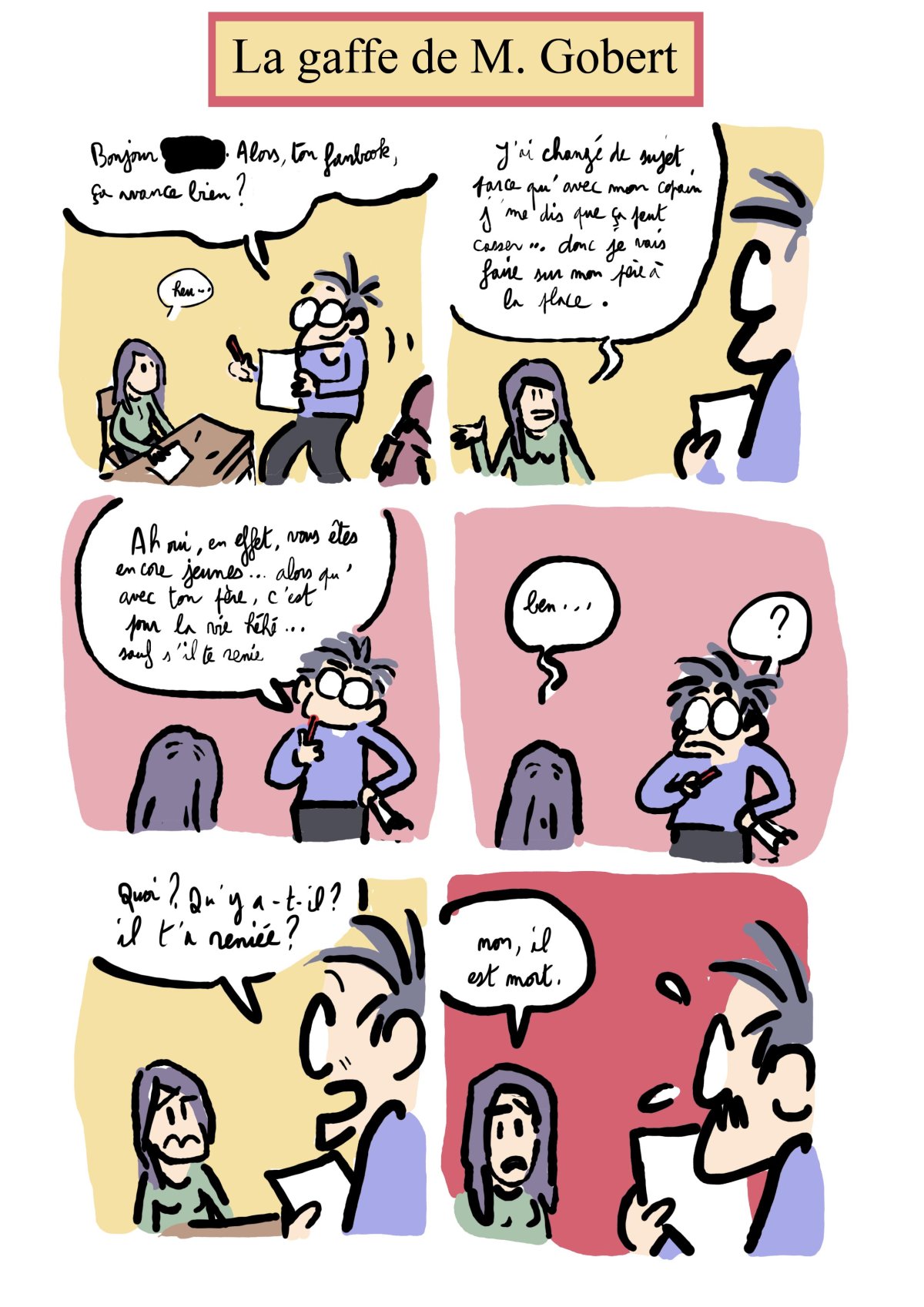 - Ma vie de prof (c'est un titre de merde, on est d'accord)- page 185